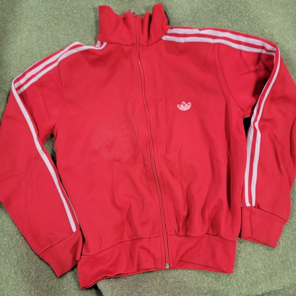 Vintage adidas 80s team canada women's small track suit top